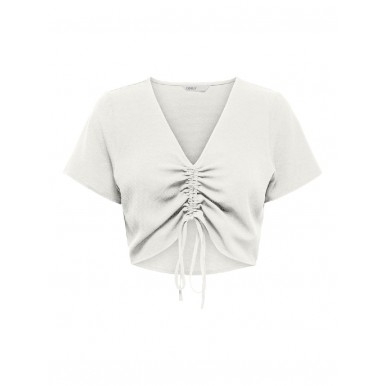 Only onlnova lux s/s ruching top